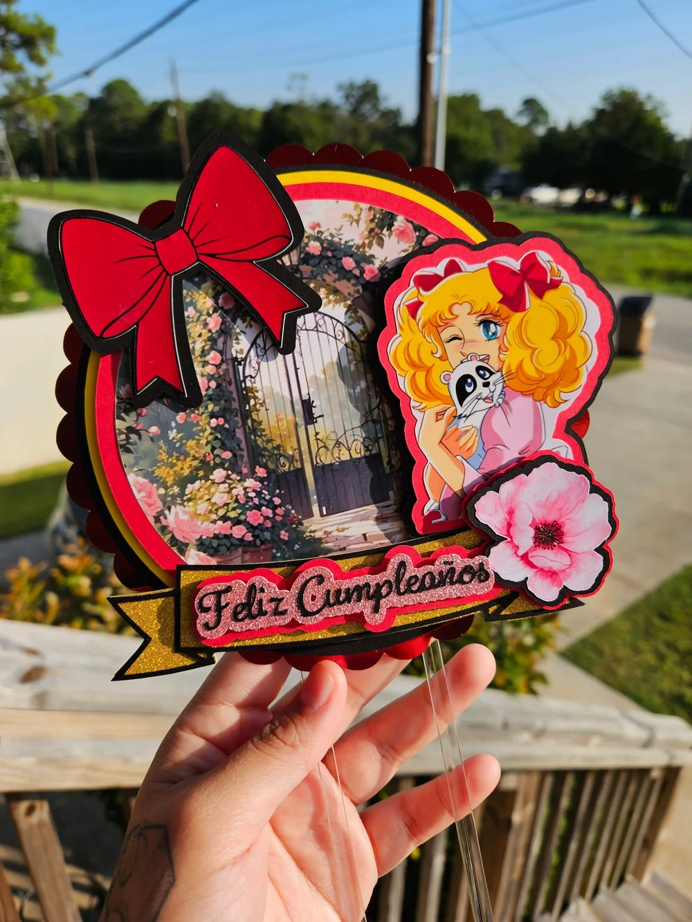 Candy Candy Anime Cake Topper